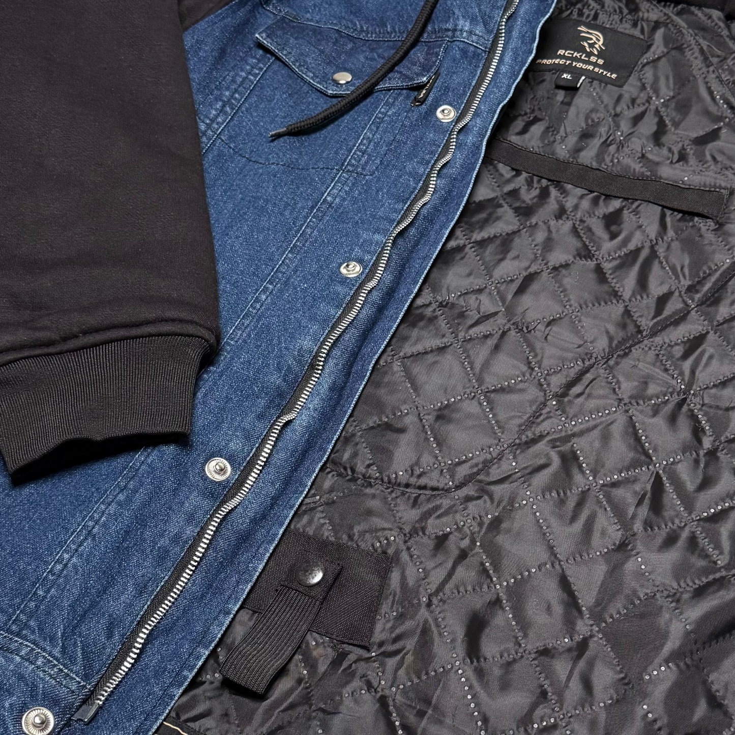 Jeansjacka med huva - Rio Dark
