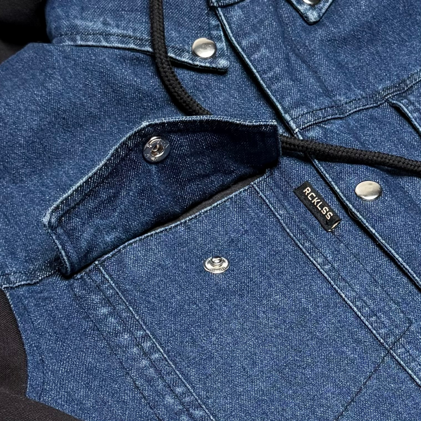 Jeansjacka med huva - Rio Dark